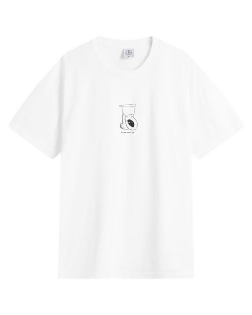 POLAR SKATE White Toilet T-Shirt for men