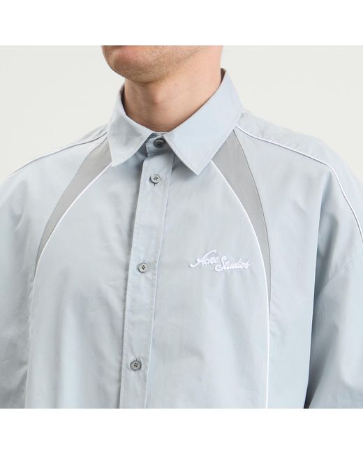 Acne Blue Sports Shirt for men