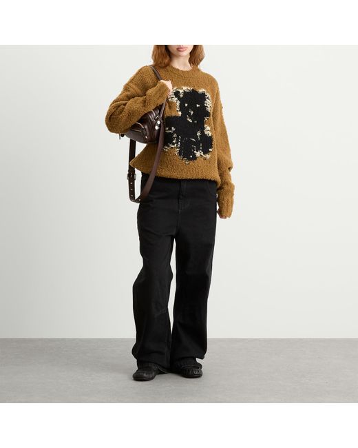 Acne Brown Kusto Teddy Jumper