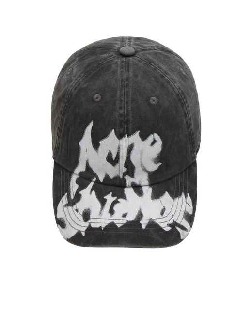 Acne Black Carily Goth Cap