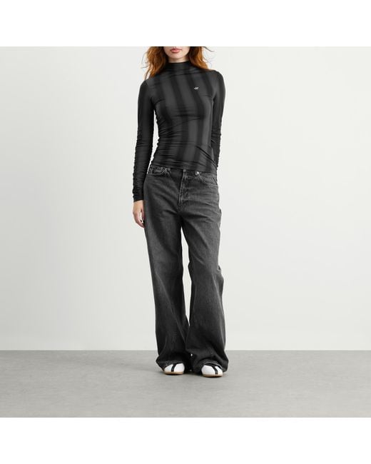 Adidas Black Long-Sleeved Top