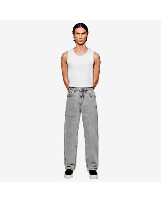 MKI Miyuki-Zoku Gray Denim Classic Jean for men