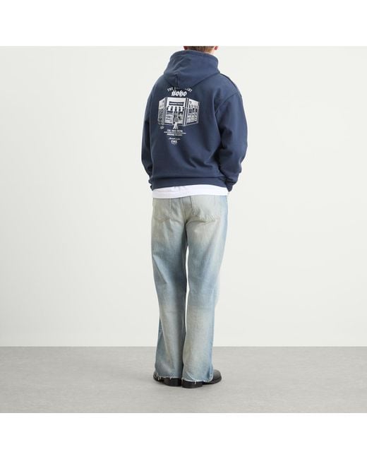 Percival Blue Patisserie Hoodie for men