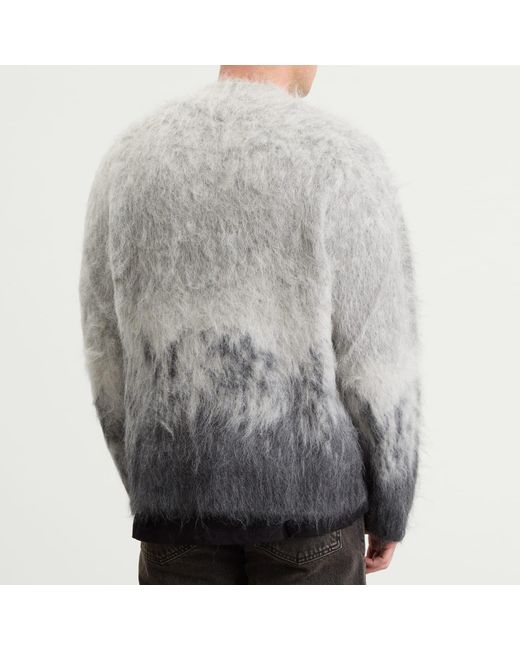 Represent Gray Ombre Knit Sweater for men