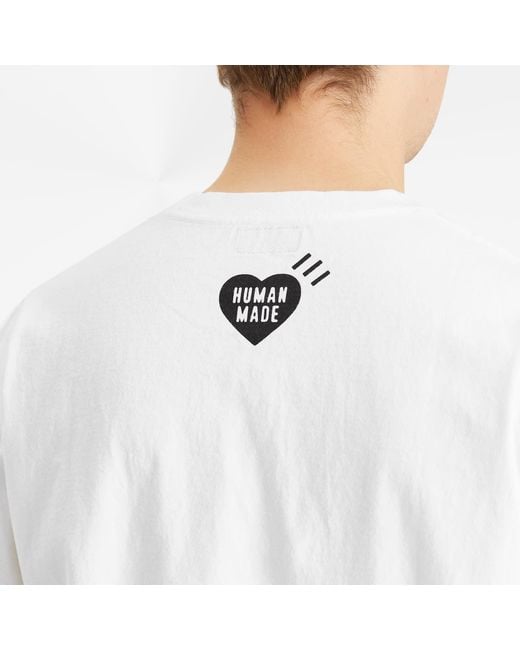 Human Made White Fishing Duck T-Shirt for men