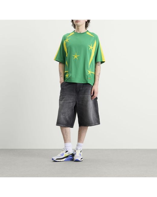 Nike Green Ymh Football Jersey for men