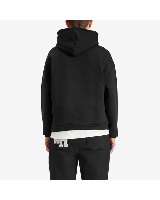 Annie Hood Black College Hoodie for men