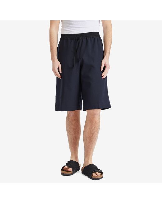 Studio Nicholson Blue Drawstring Shorts for men