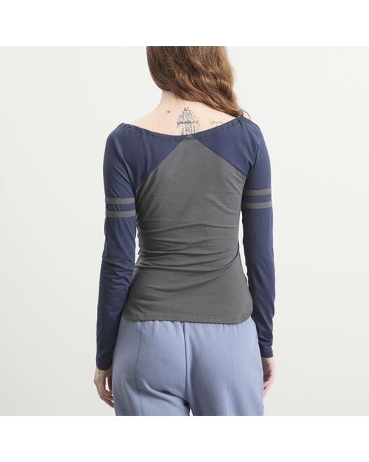 Peachy Den Blue Bebe Long Sleeve