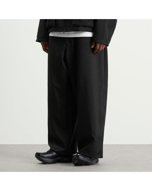 Y-3 Gray Technical Drawstring Trousers for men