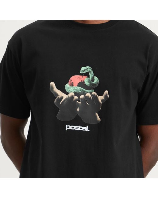 Postalco Black Forbidden Fruit T-Shirt for men
