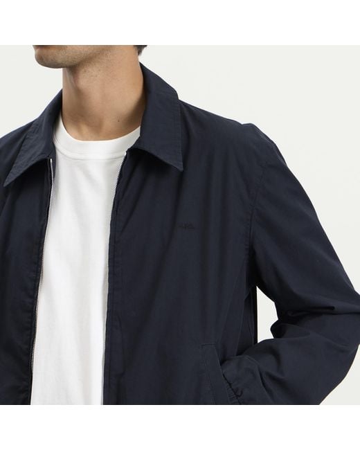 A.P.C. Blue Alexis Blouson Jacket for men