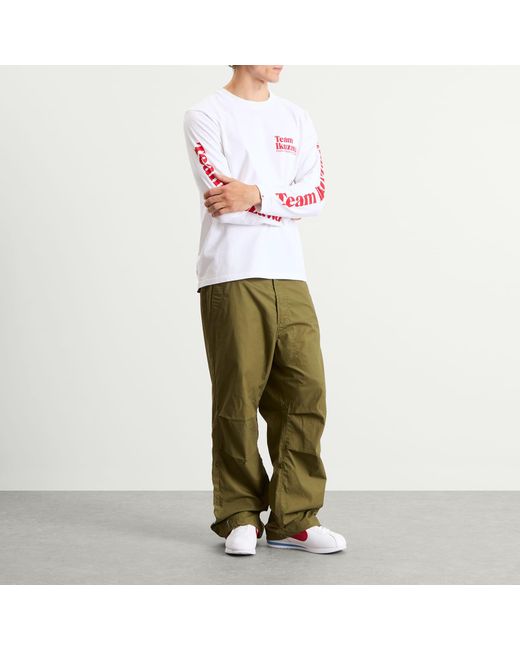Team Ikuzawa White Logo Longsleeve T-Shirt for men