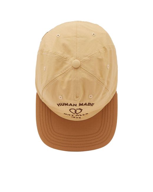 Human Made Broken Heart Rip Stop Cap in Natural for Men | Lyst