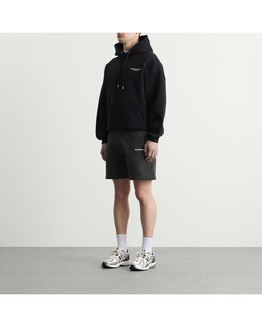 MKI Miyuki-Zoku Black Uniform Sweat Shorts for men