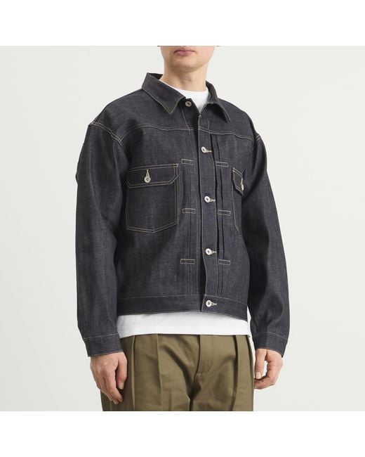 ⚡️ NEIGHBORHOOD RIGID DENIM TYPE-2 JACKET Neighborhood Rigid Denim Type-2 Jacket in Black for Men | Lyst