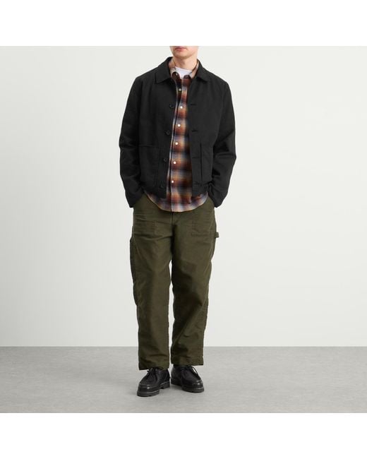 YMC Black Groundhog Chore Jacket for men