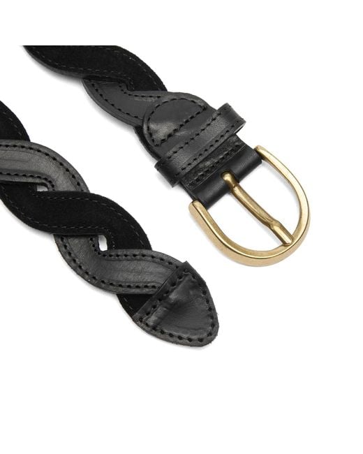 Drole de Monsieur Black Drole De Monsieur Woven Belt for men