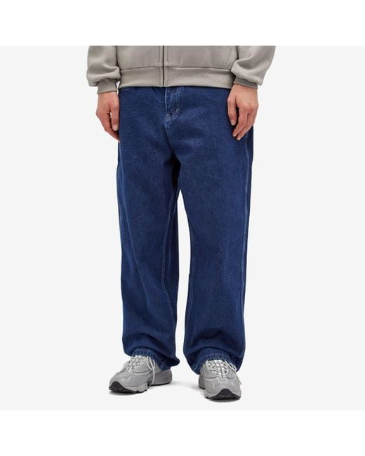 Butter Goods Blue Spider Baggy Denim Jeans for men