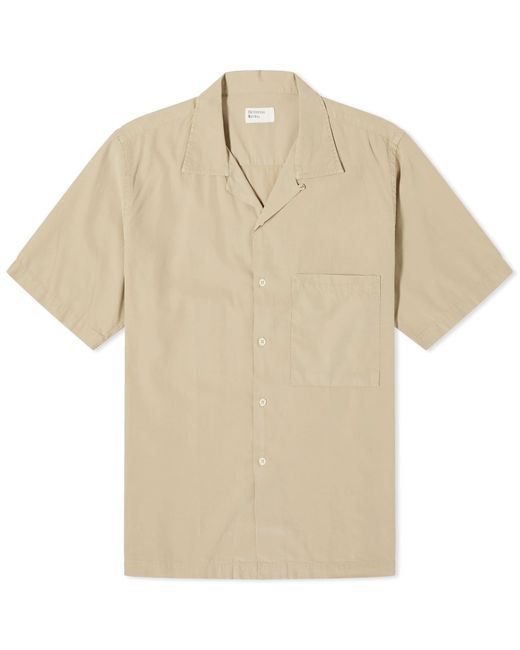 Universal Works Natural Gardenia Lycot Camp Ii Shirt for men