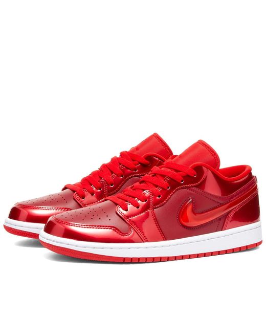 Nike Leather Jordan 1 Low Se "pomegranate" Shoes in Red - Save 63% | Lyst  Canada