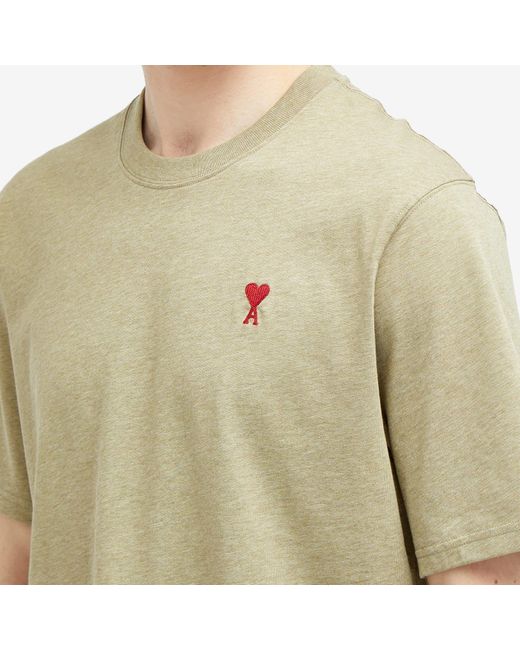 AMI Natural Small A Heart T-Shirt for men