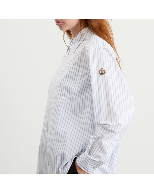 Moncler White Striped Shirt