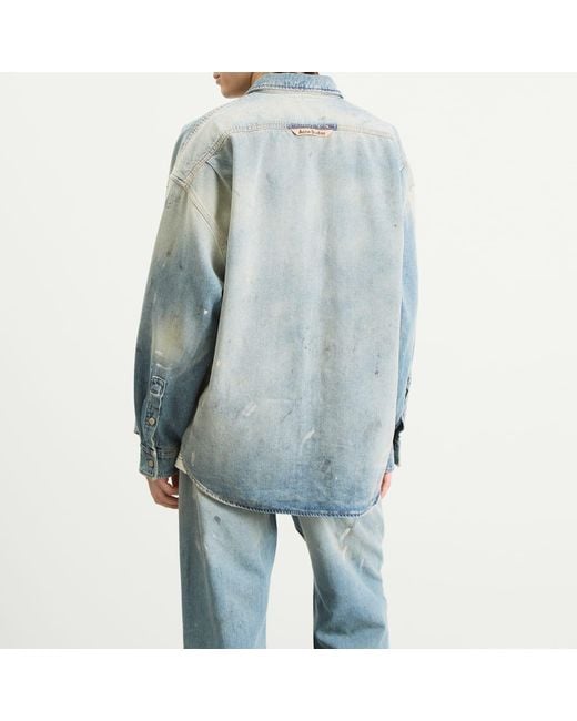 Acne Blue Setar U Trafalgar Denim Shirt for men