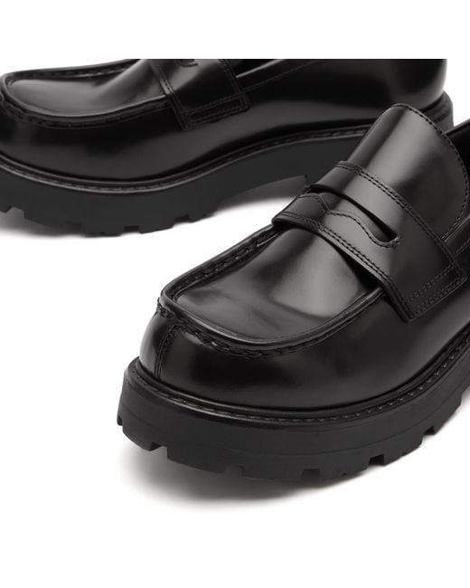 Vagabond Black Cosmo 2 Leather Chunky Loafer