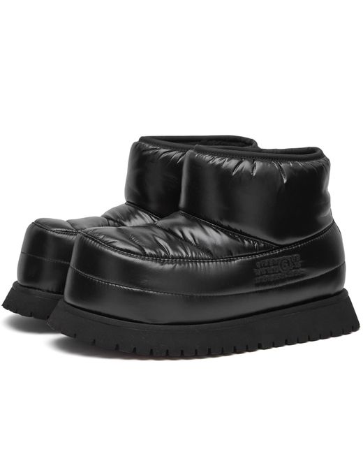 MM6 by Maison Martin Margiela Black Padded Ankle Boot