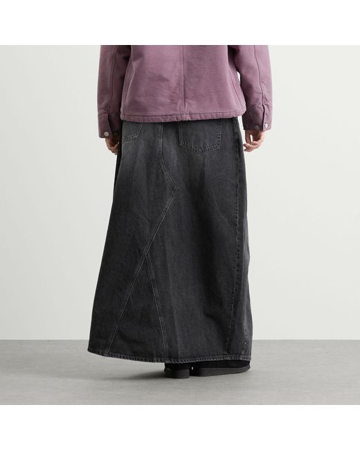 Needles Black H.D. Jean Skirt