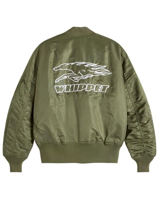 Alpha Industries Green End. X Ma-1 Bomber Jacket