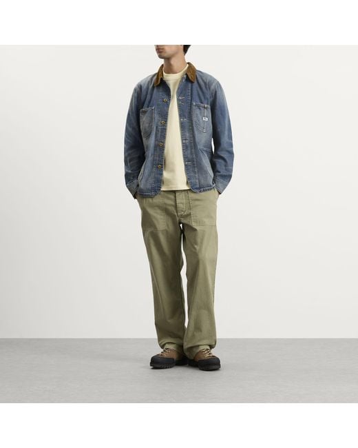 RRL Blue Denim Stockton Jacket for men