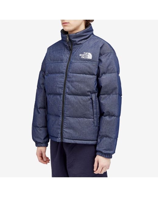 The North Face Blue 92 Reversible Nuptse Jacket for men