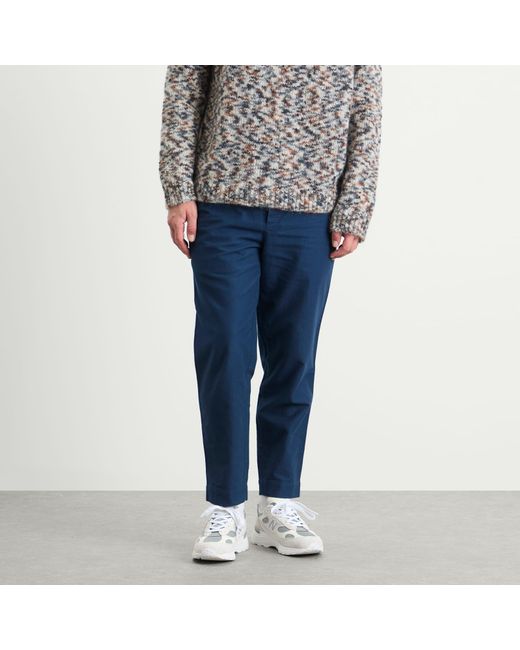 Folk Blue Drawcord Assembly Pant for men