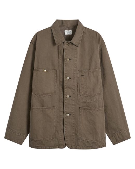 Unlikely Dry Goods Green Chore Jacket for men