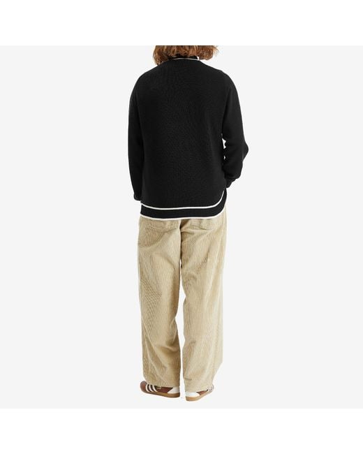 adidas プレミアム カーディガン adidas Premium Cardigan in Black for Men | Lyst