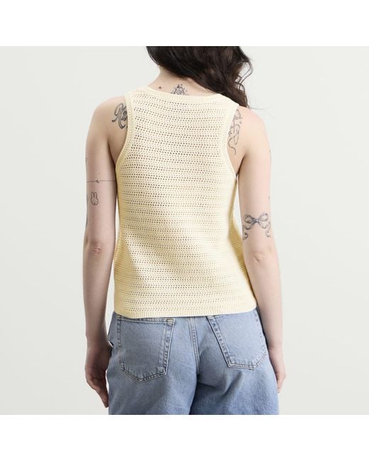 Anine Bing Natural Arie Tank Top