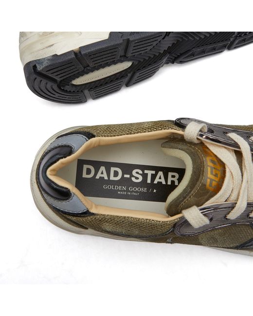 Golden Goose Deluxe Brand Brown Running Dad Suede Sneakers for men