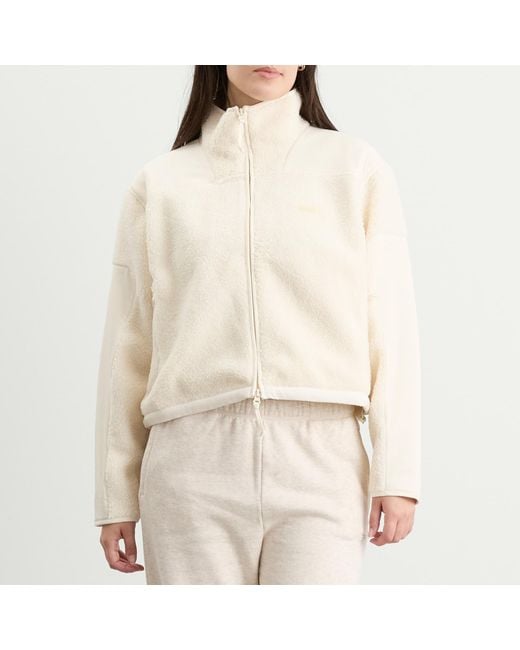 Skims Natural Teddy Sherpa Zip Up
