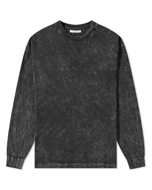 John Elliott Long Sleeve Mineral Wash Oversize T-shirt in Gray for Men ...