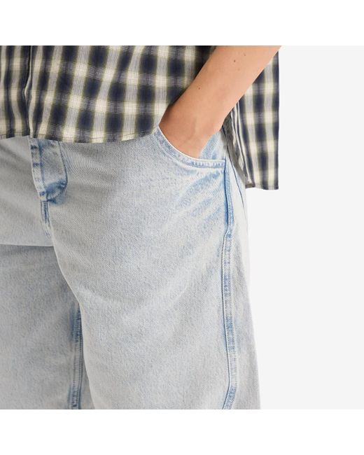 YMC Blue Twisted Shorts