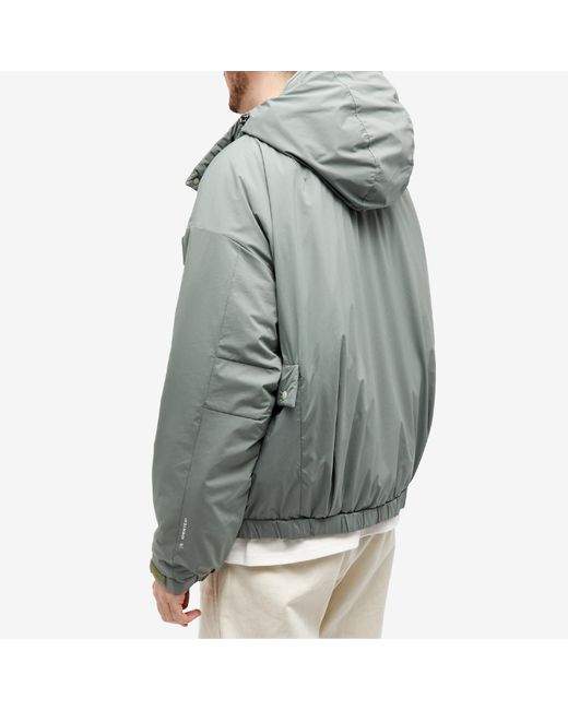 F/CE Gray Pertex Padded Multi-Pocket Jacket for men