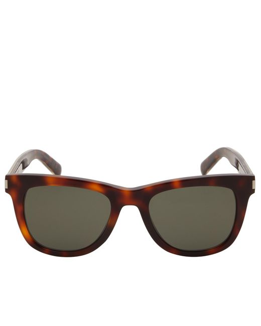 Saint Laurent Brown Saint Laurent Naked Wire Sunglasses