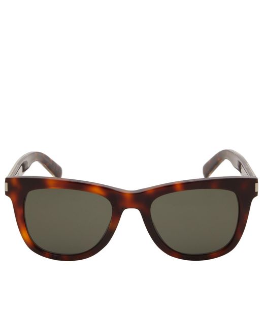 Saint Laurent Brown Saint Laurent Naked Wire Sunglasses