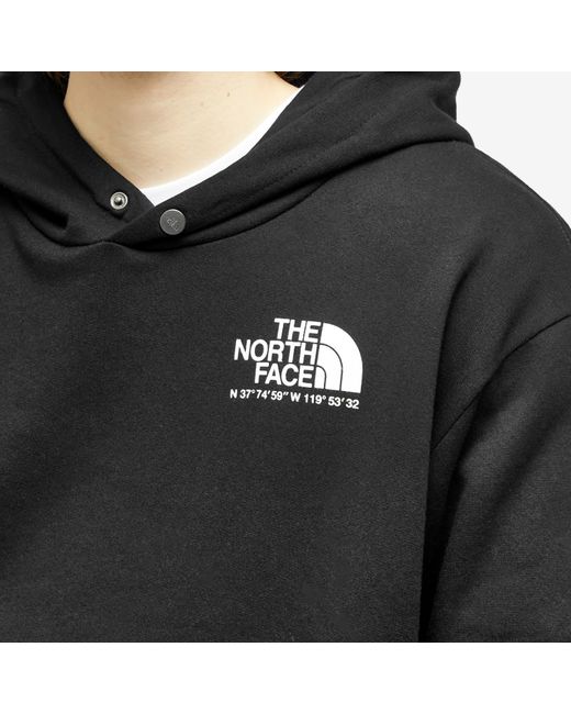 The North Face Black Coordinates Hoodie for men