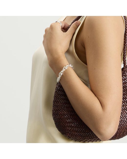 SIMUERO White Eslabon Bracelet