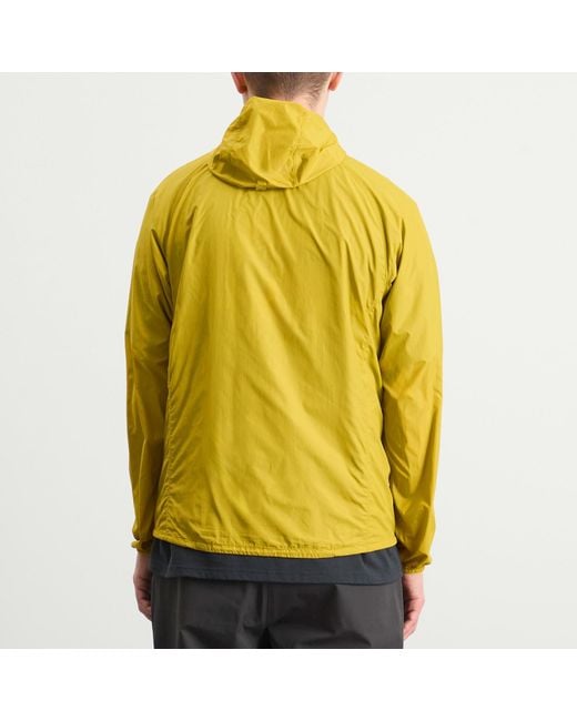 Montbell Yellow Wind Blast Hooded Jacket for men