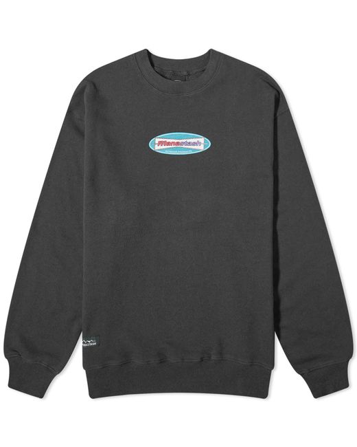 Manastash Gray Cascade Classic Logo Sweatshirt for men