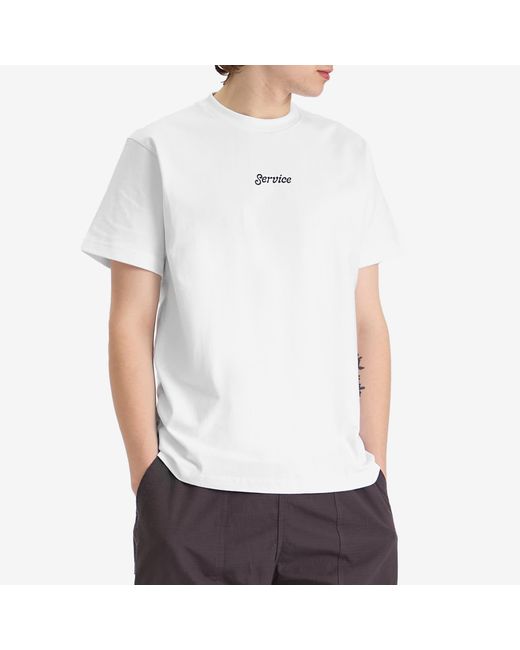 Service Works White Service Logo T-Shirt for men